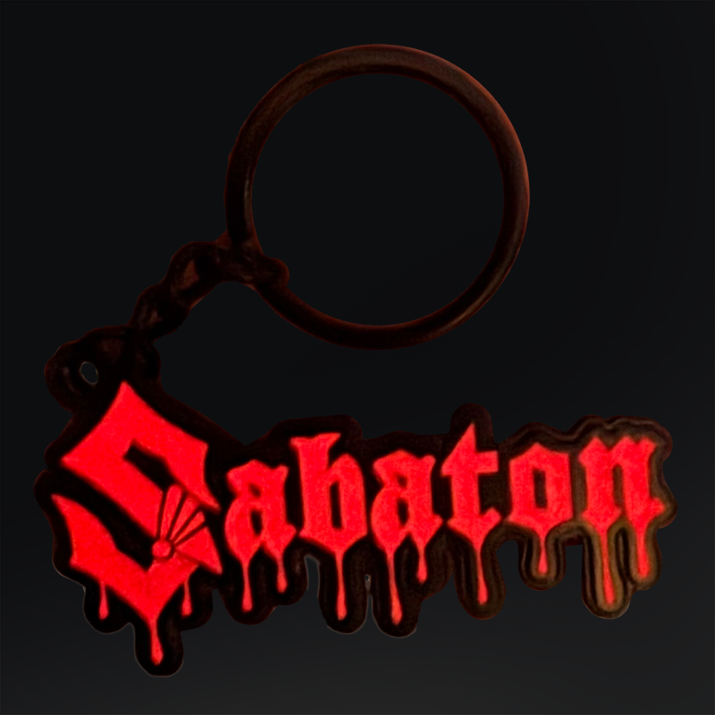 Halloween Glow Logo Keyring
