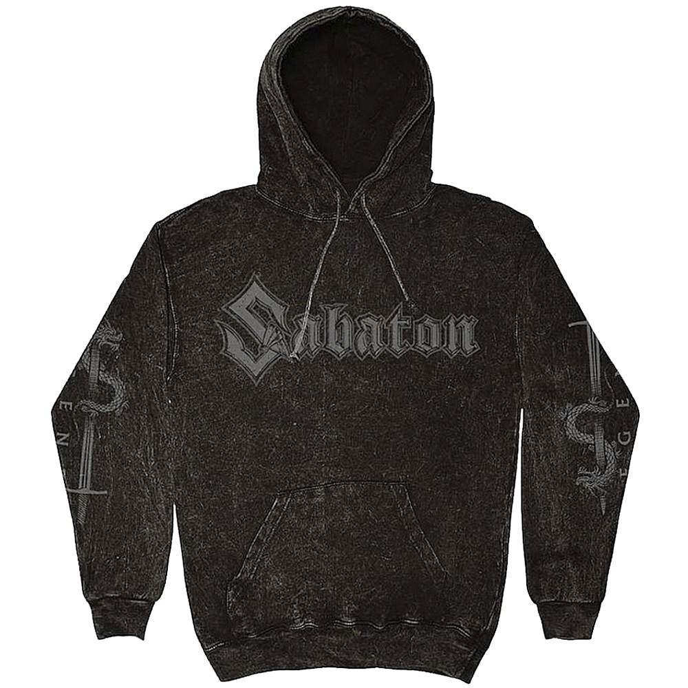 Legends Swords Mineral Wash Pullover Hoodie